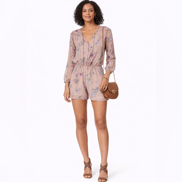 Fraiche By J Dresses & Skirts - Fraiche by J Long Sleeved Floral Romper